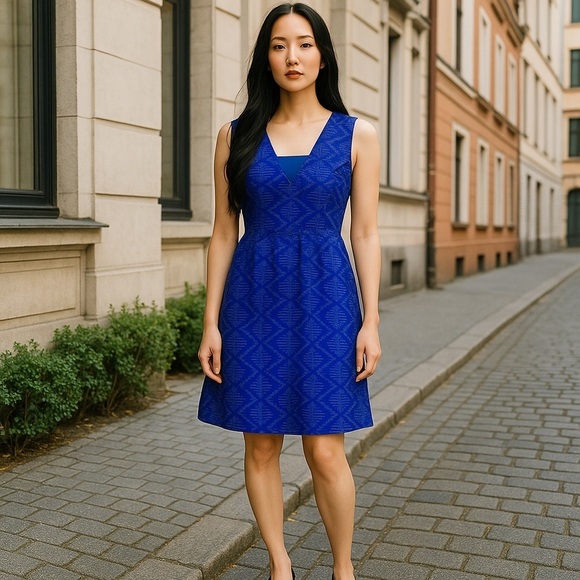 Maeve Dresses & Skirts - Anthropologie Maeve Dress Size 2 Gorgeous Ink Blue With Purple ❤️